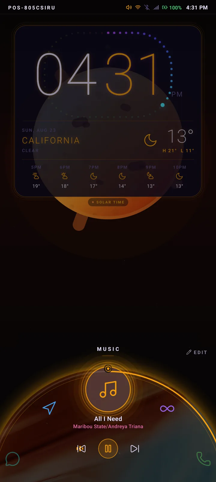 PresenceOS music player